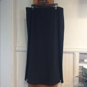Long black skirt